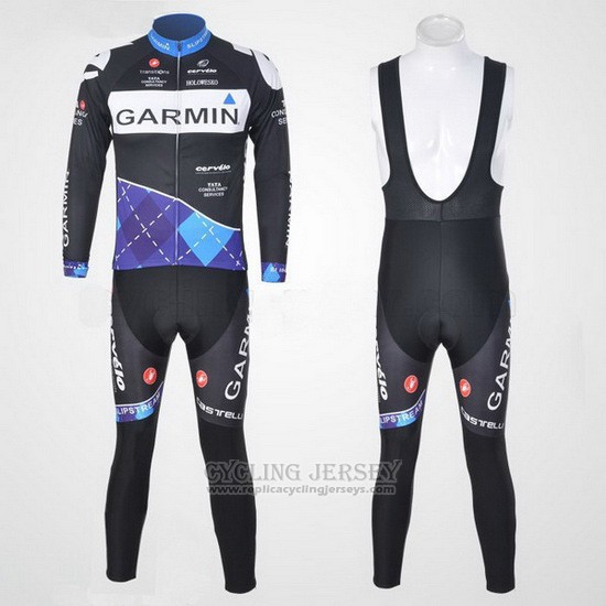 2011 Cycling Jersey Garmin Champion New Zealand Long Sleeve and Bib Tight